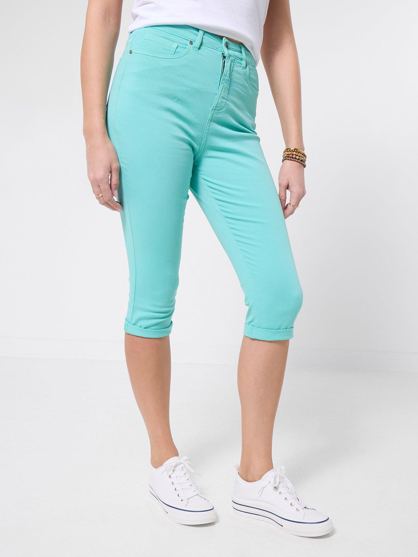 Image 2 of 5 of Joe Browns Spring Gardens Green Capri Pants