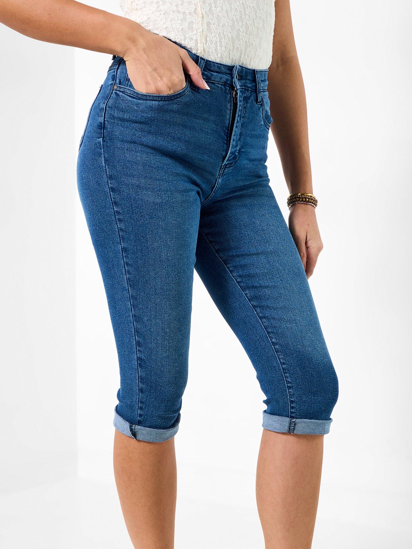 Image 1 of 7 of Joe Browns Lexie Denim Capri Pants