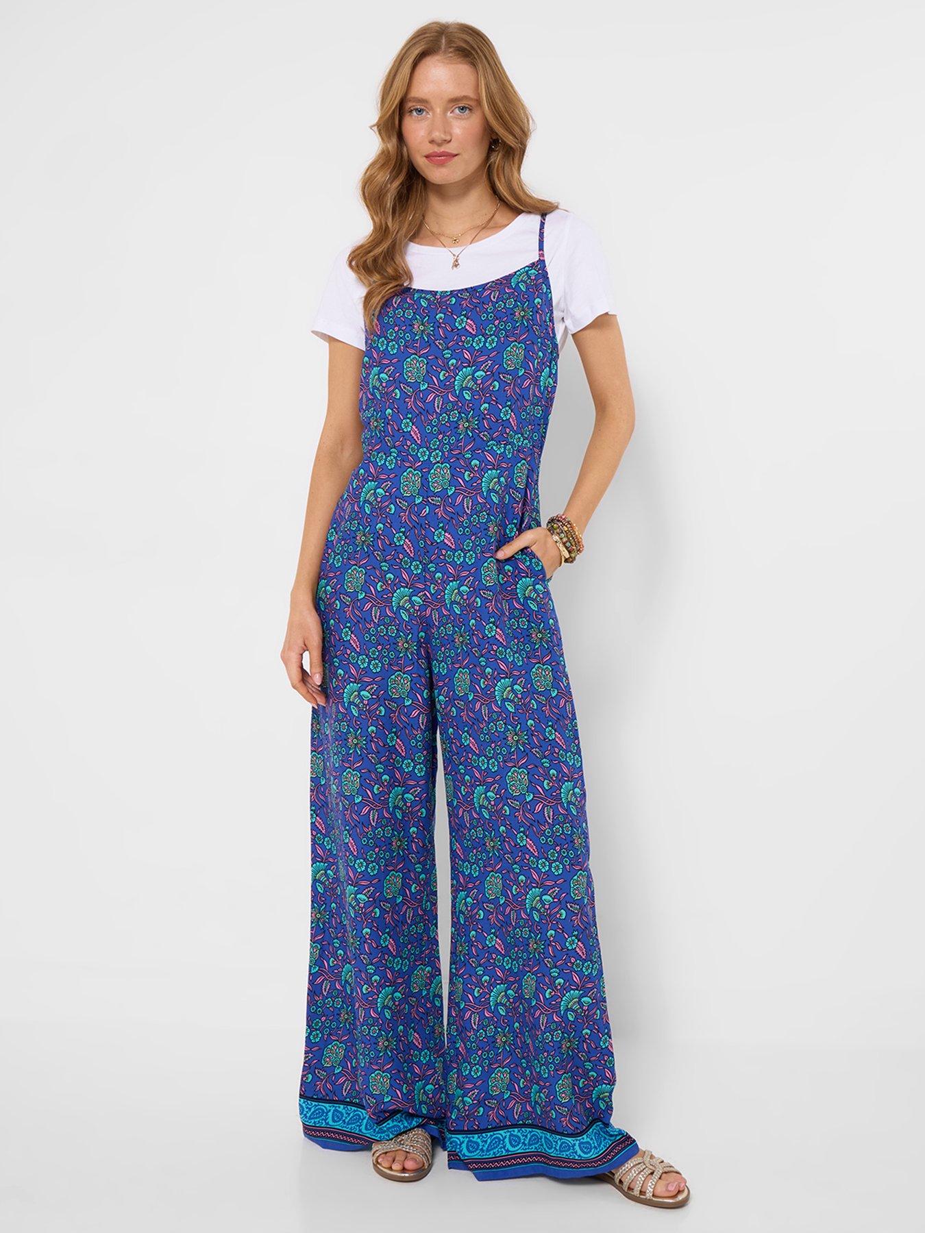 Joe Browns Eden Printed Jumpsuit - Blue