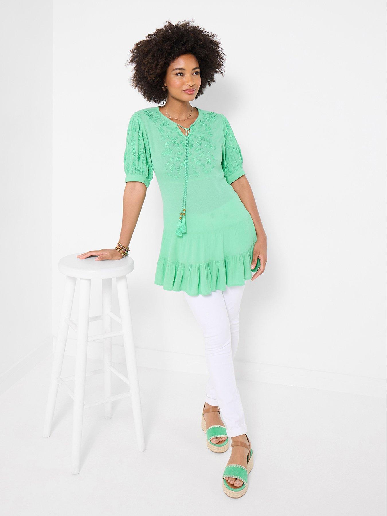 Image 3 of 5 of Joe Browns With Envy Tunic Dress - Green