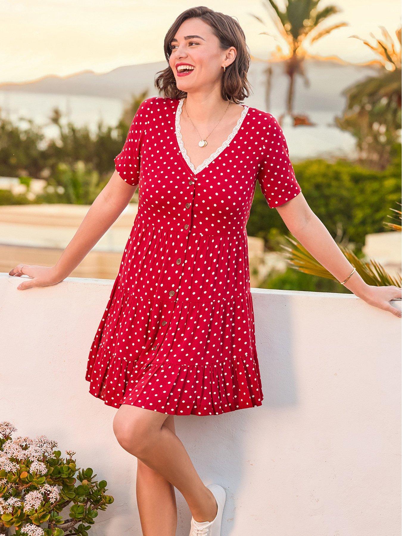 Joe Browns Summer Sunshine Spotty Tunic Dress