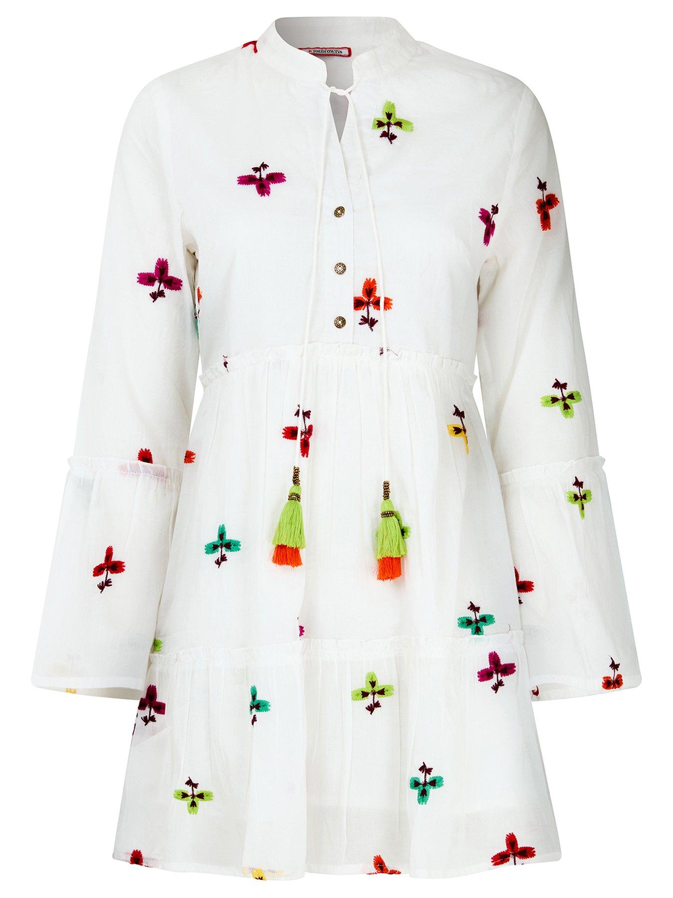 Image 6 of 6 of Joe Browns Fabulous And Free Boho Tunic Dress - White