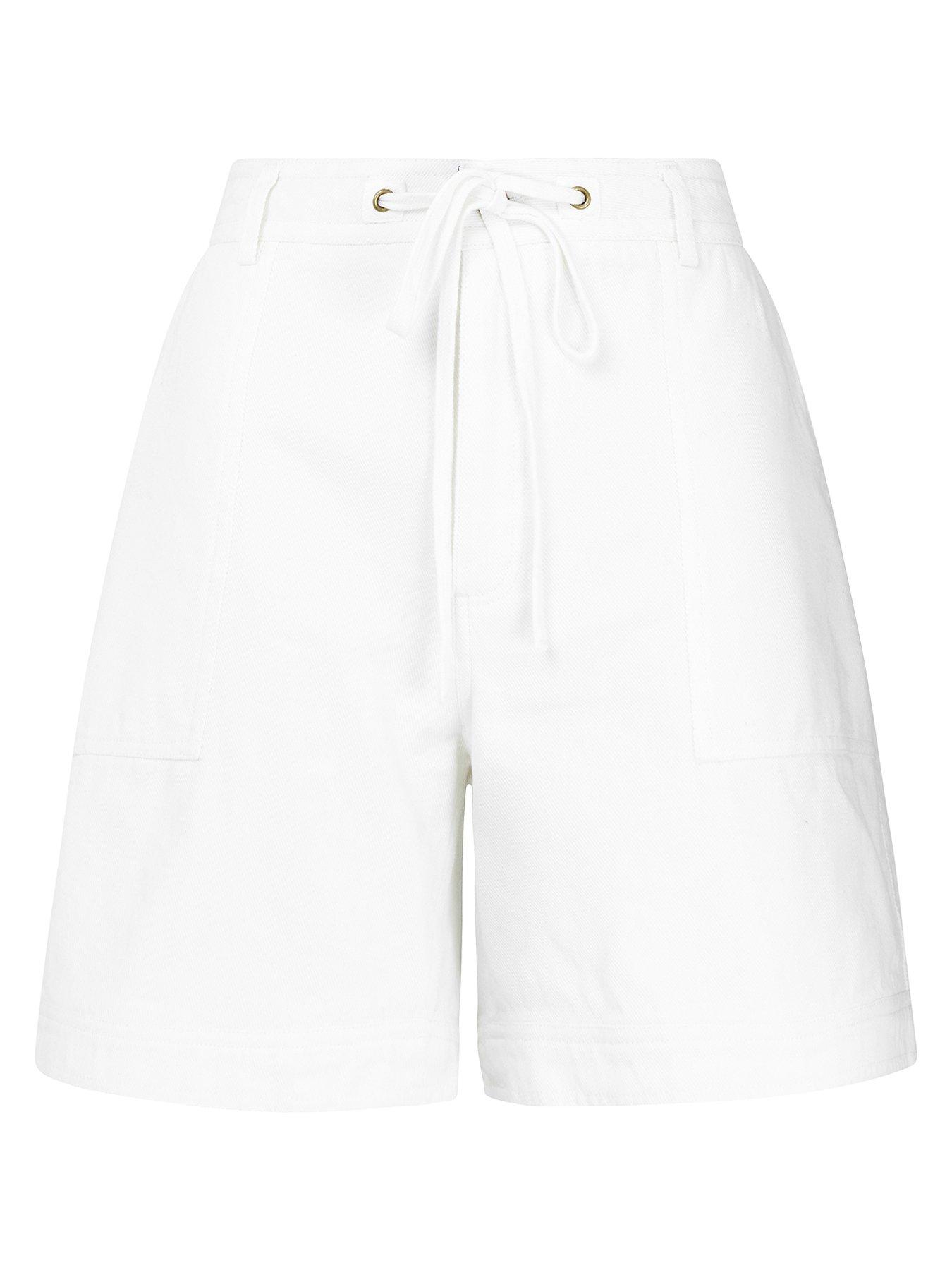 joe-browns-celine-denim-cargo-shorts-whiteoutfit