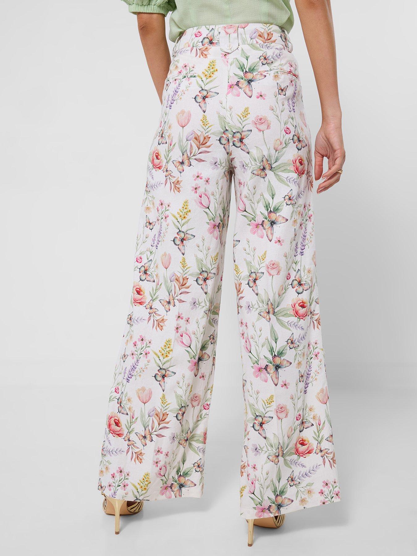 Image 2 of 7 of Joe Browns Beautiful Butterfly Linen Blend Trousers