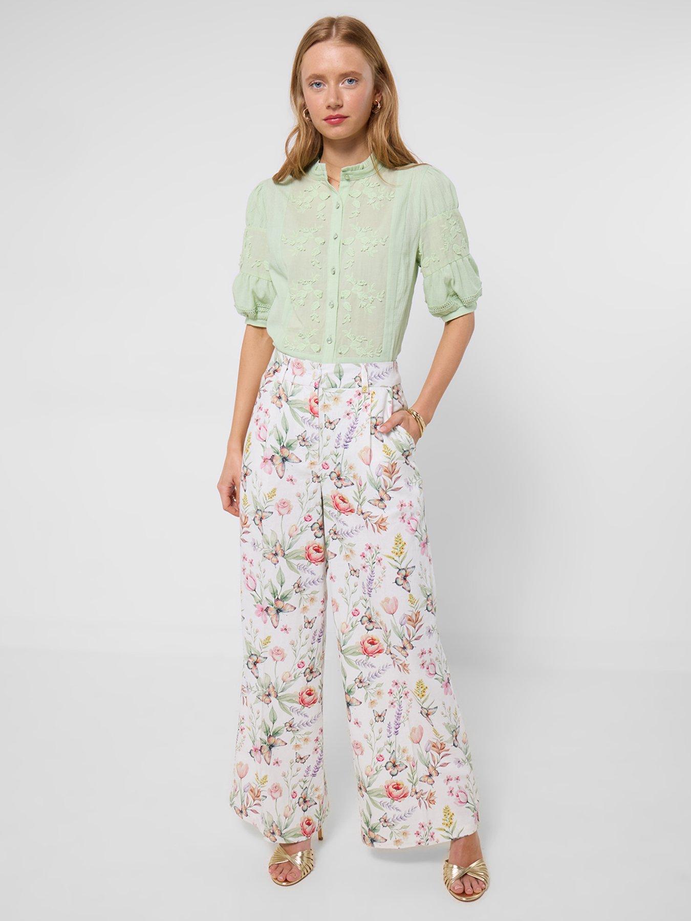 Image 3 of 7 of Joe Browns Beautiful Butterfly Linen Blend Trousers