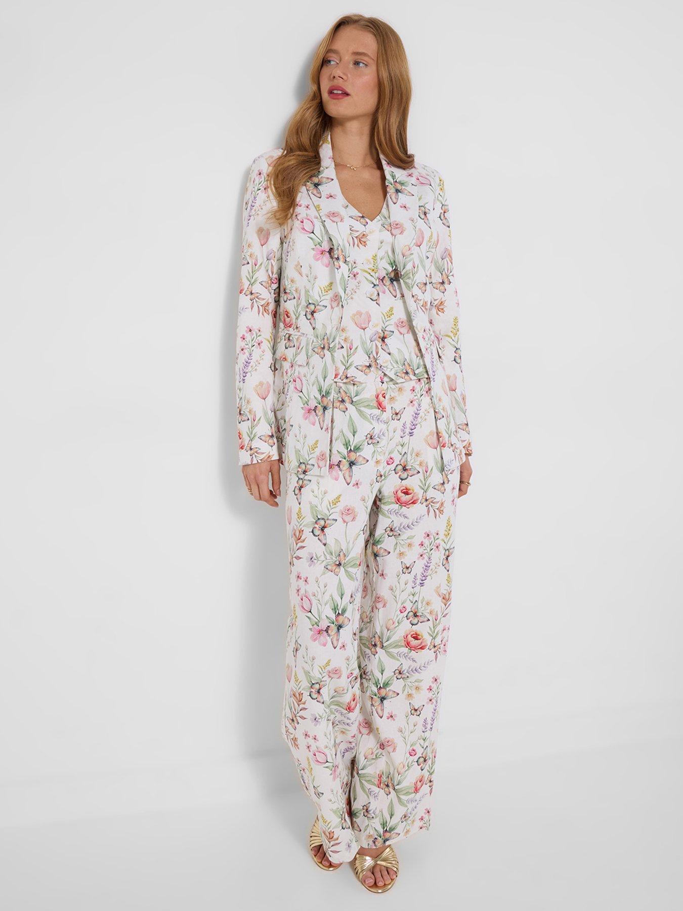 Image 4 of 7 of Joe Browns Beautiful Butterfly Linen Blend Trousers
