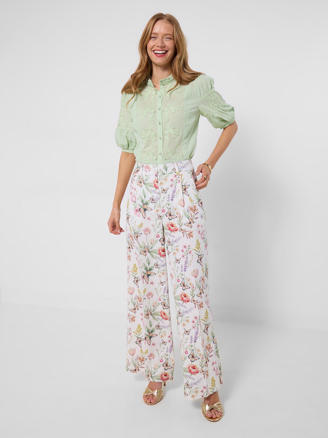 Image 5 of 7 of Joe Browns Beautiful Butterfly Linen Blend Trousers
