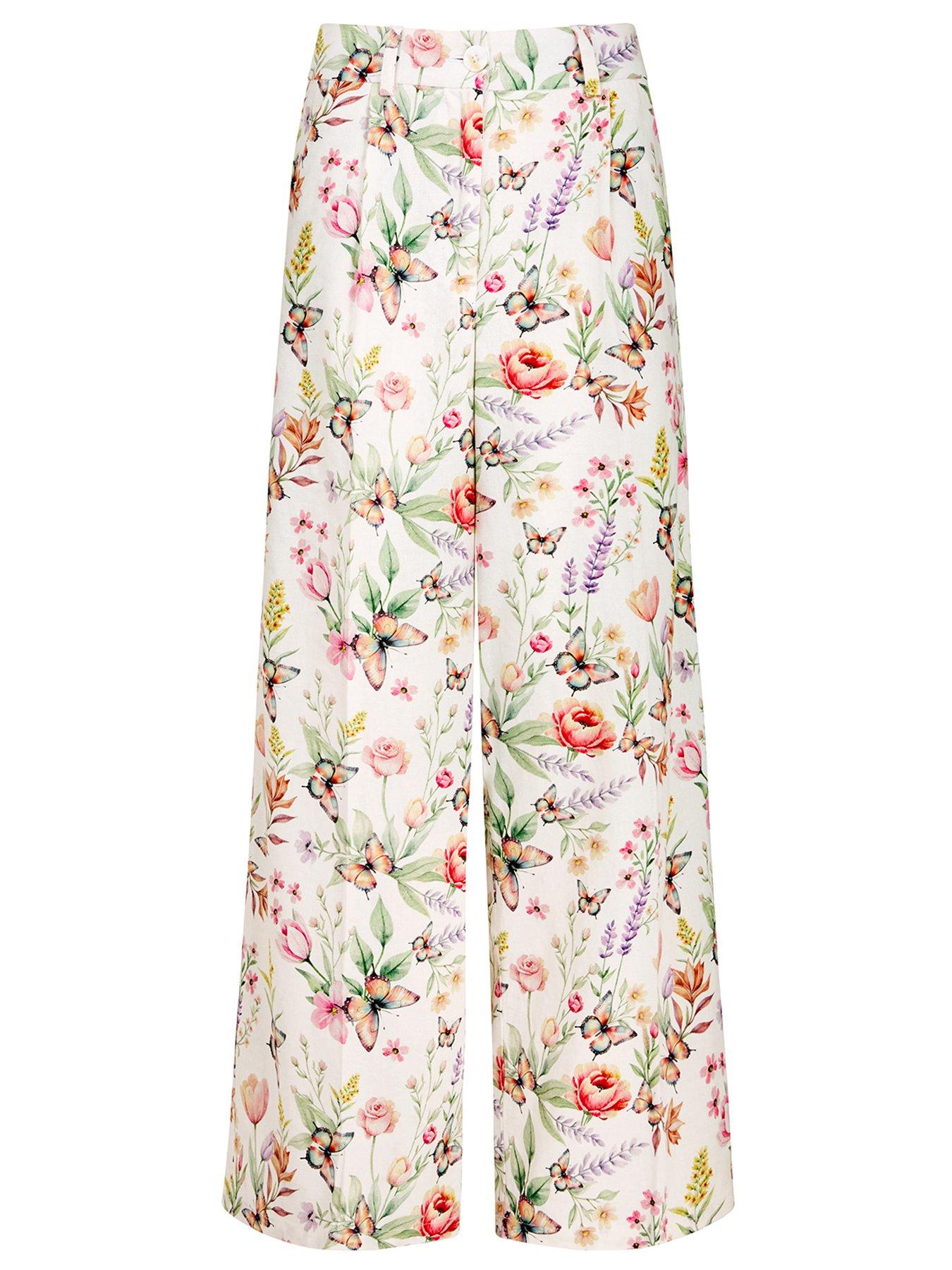 Image 7 of 7 of Joe Browns Beautiful Butterfly Linen Blend Trousers