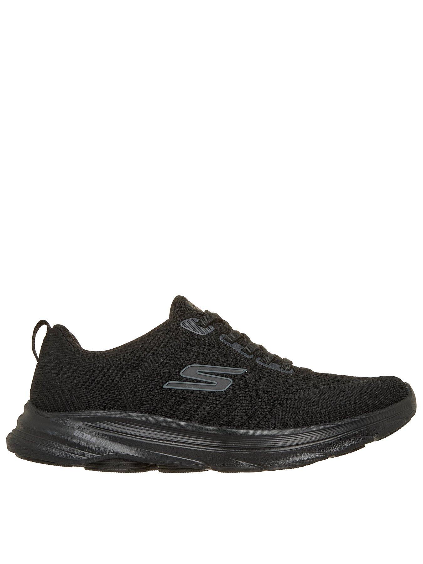 Skechers Skechers Wide Fit Go Walk 8 Slip On Two-Toned Trainers - Black