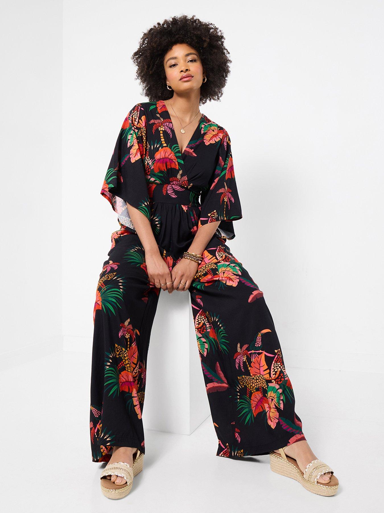 Joe Browns Tropical Paradise Jumpsuit - Black