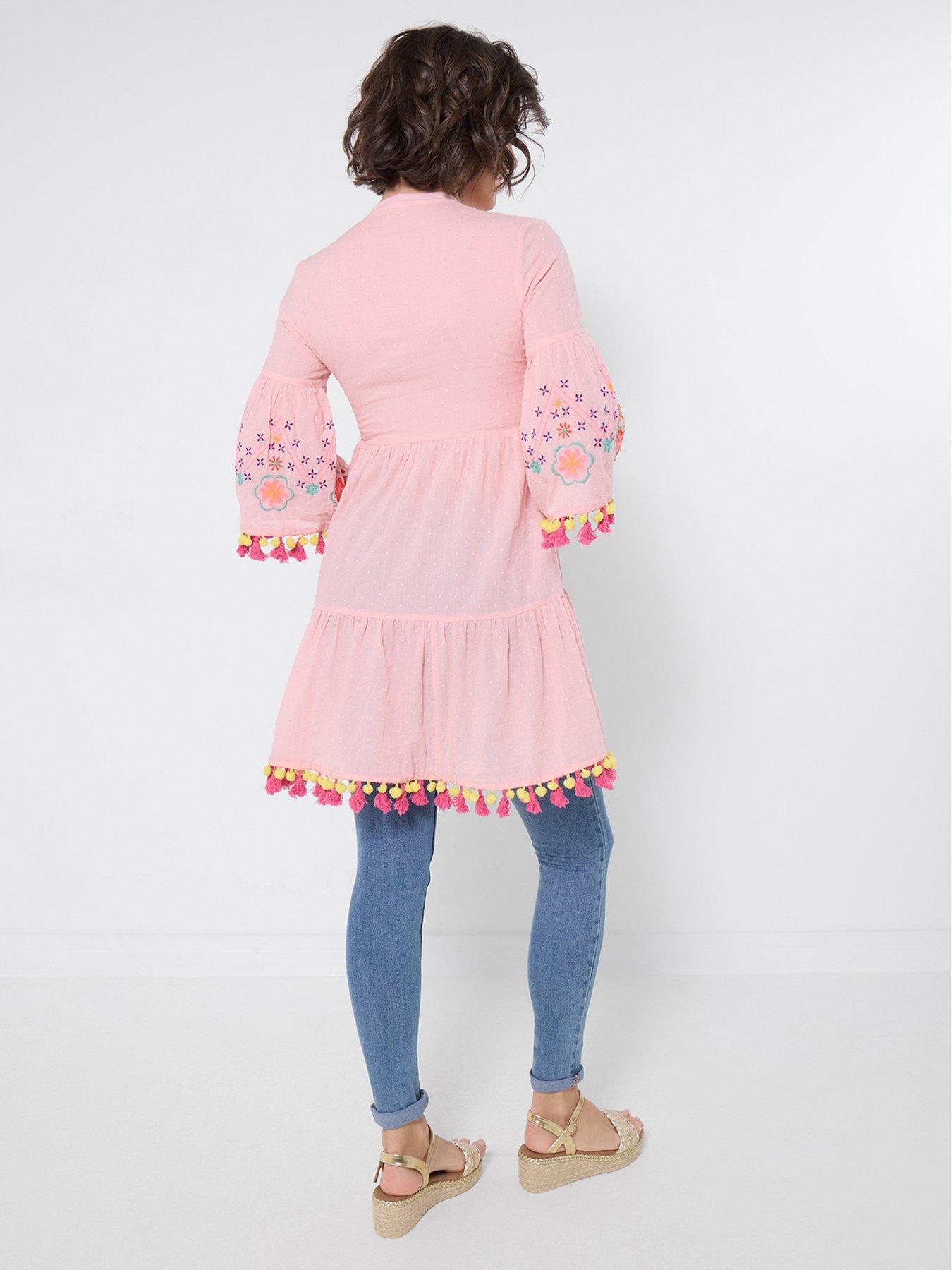 Image 2 of 6 of Joe Browns Delightful Doby Tunic Dress
