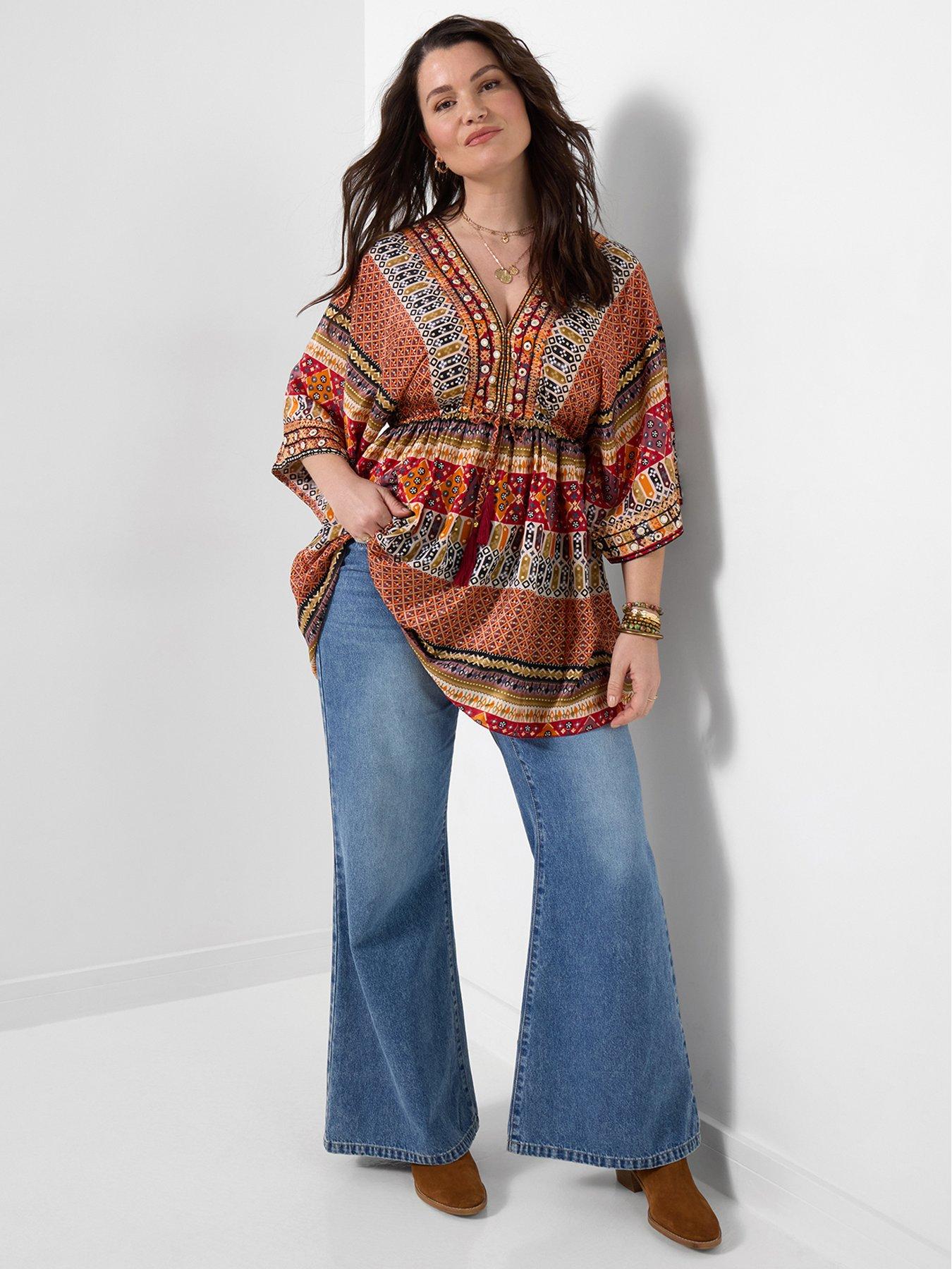 joe-browns-boho-beach-tunic-dress-orangeback