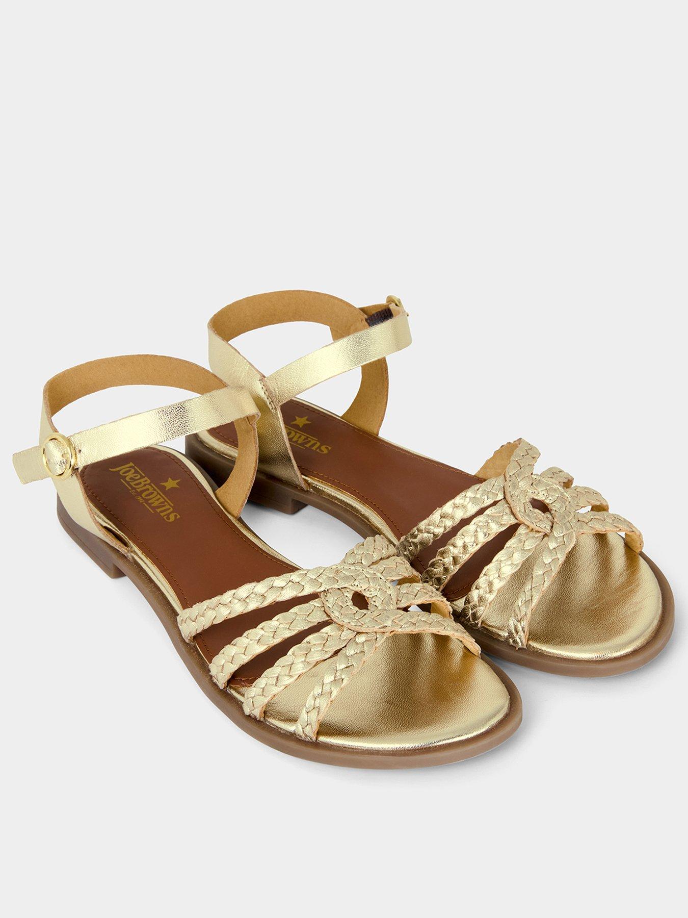 Image 3 of 5 of Joe Browns Azure Gold Sandals