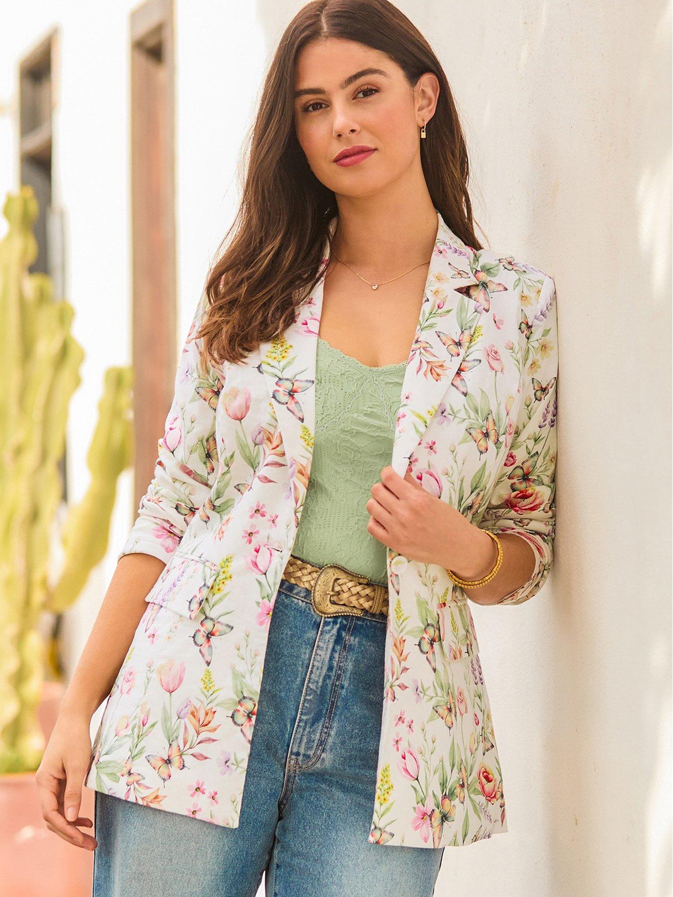 Image 1 of 6 of Joe Browns Beautiful Butterfly Linen Blend Jacket