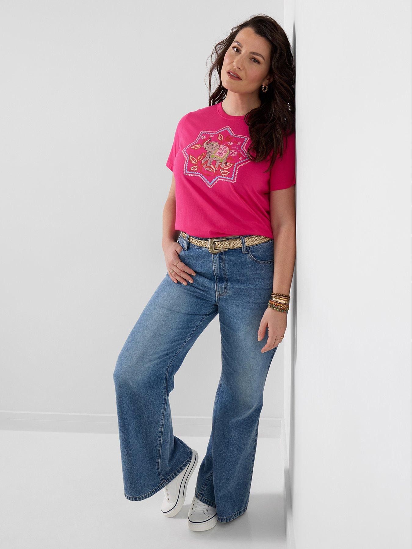 Image 4 of 5 of Joe Browns Summer Elephant T-Shirt - Pink