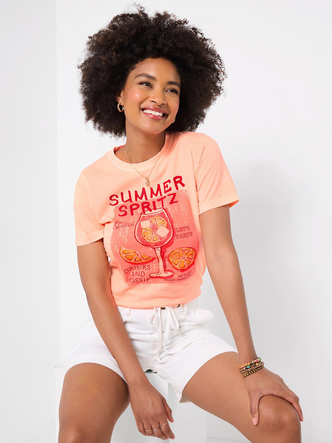 Image 3 of 5 of Joe Browns Summer Spritz T-Shirt - Pink