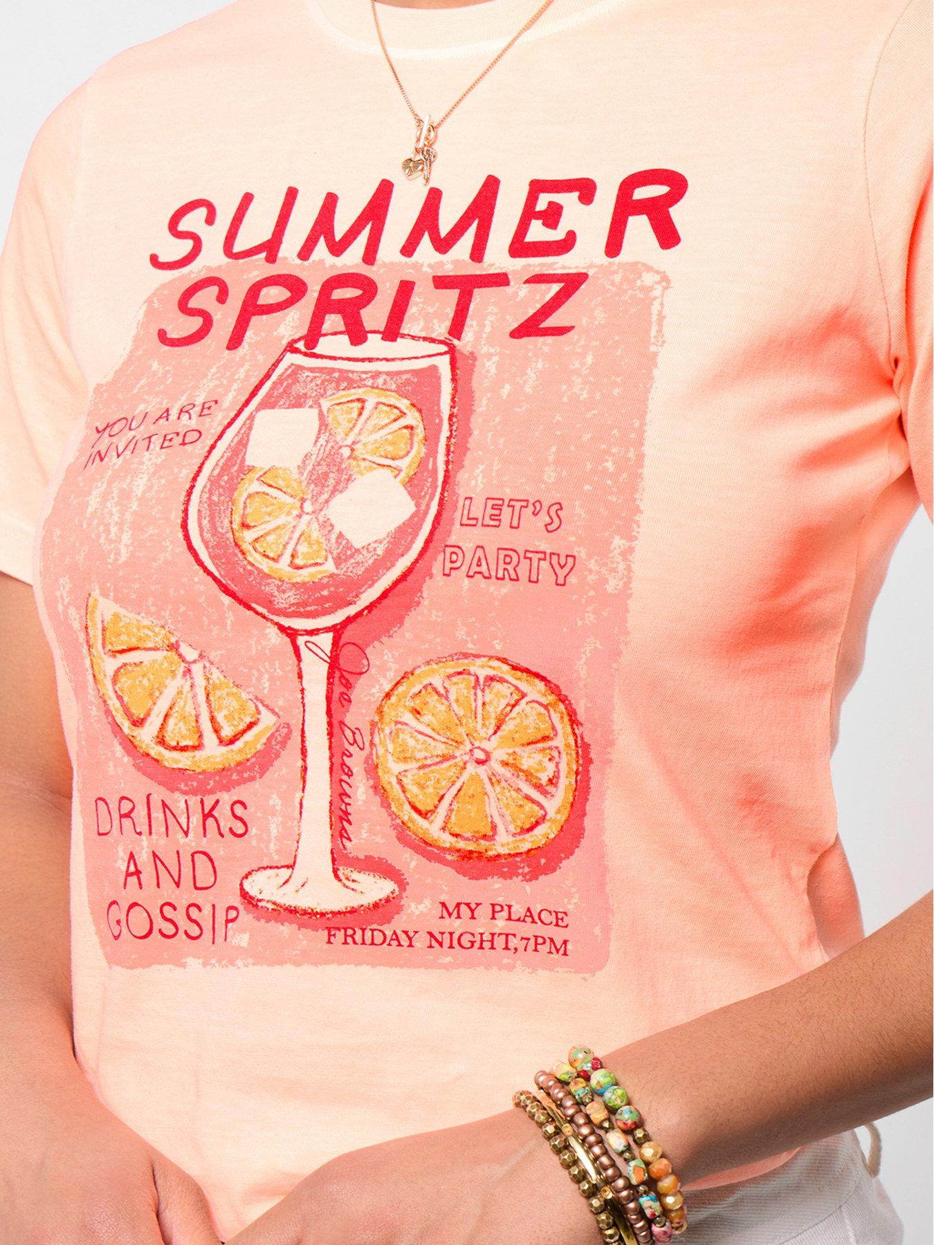 Image 4 of 5 of Joe Browns Summer Spritz T-Shirt - Pink