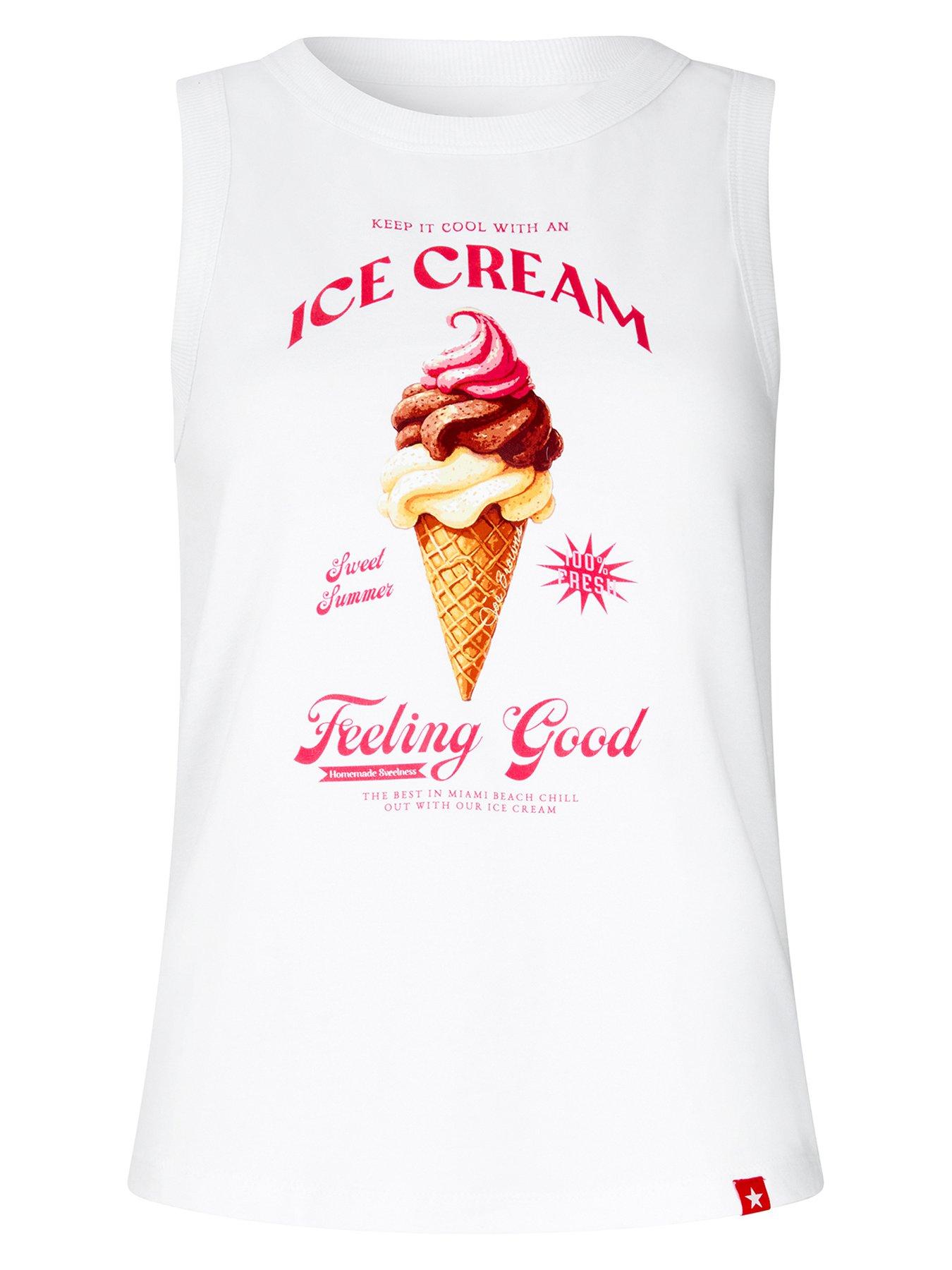 Image 5 of 5 of Joe Browns Ice Cream Days Vest - White