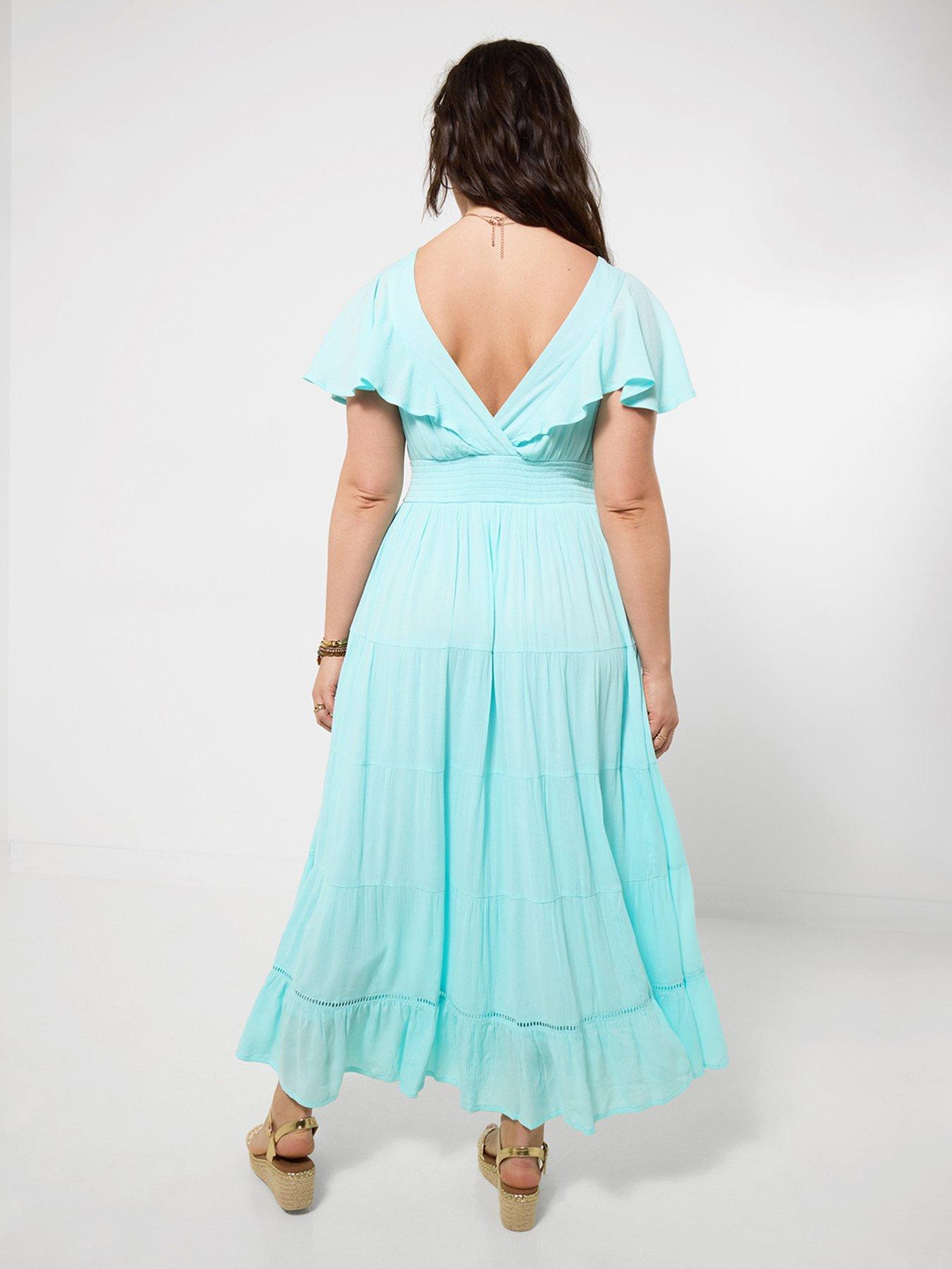 Image 3 of 6 of Joe Browns Serene Embroidered Dress - Blue
