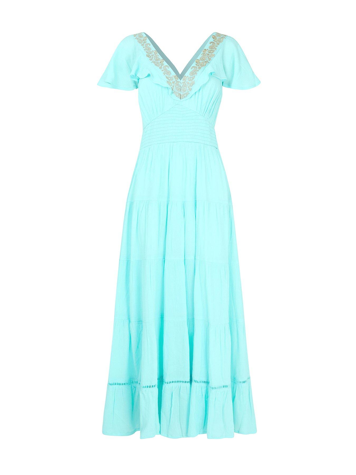 Image 6 of 6 of Joe Browns Serene Embroidered Dress - Blue