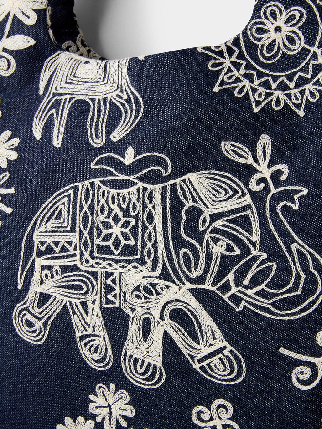 Image 3 of 4 of Joe Browns Embroidered Safari Tassel Bag