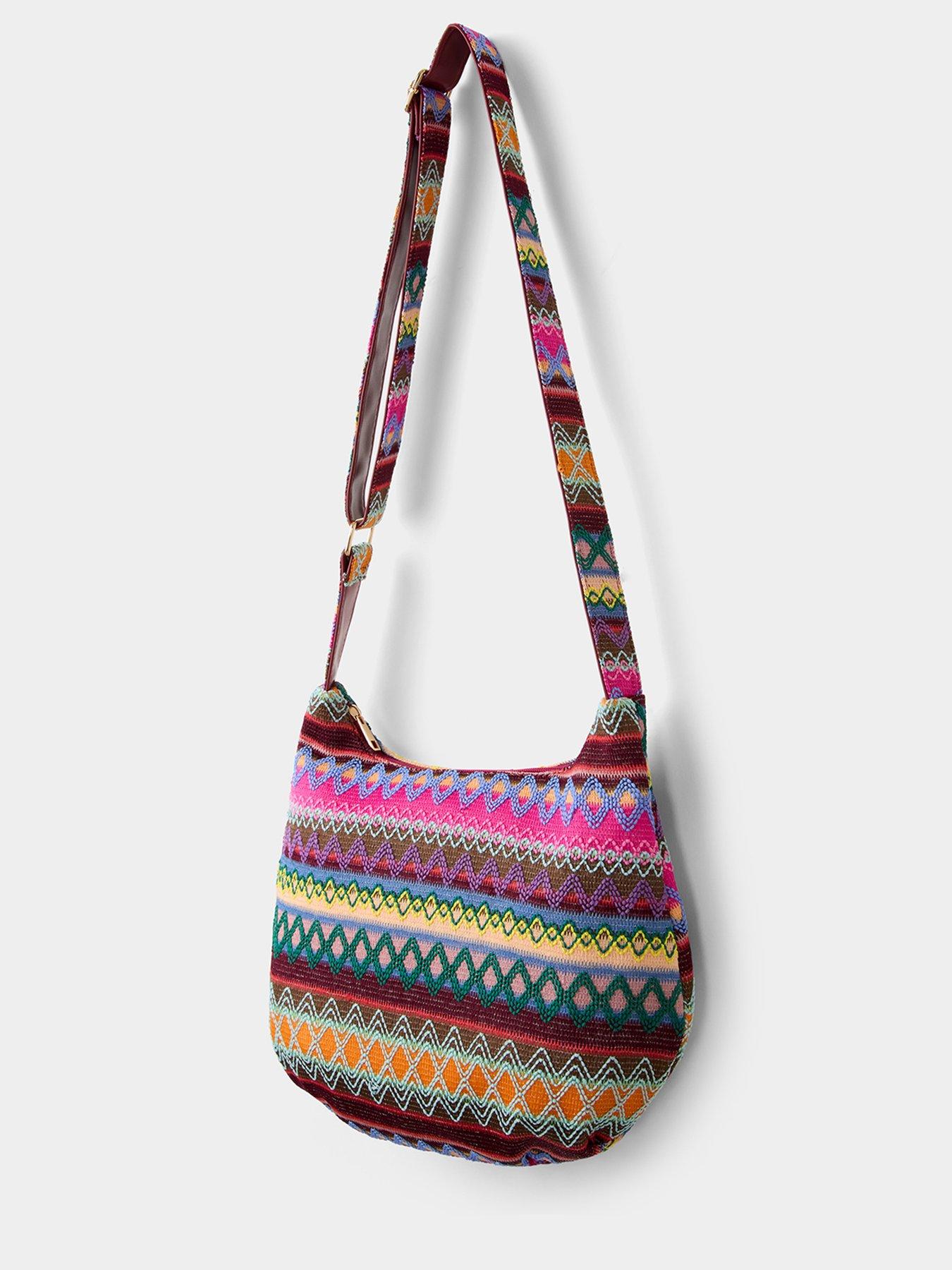 Image 3 of 3 of Joe Browns Sunset Stitch Boho Bag