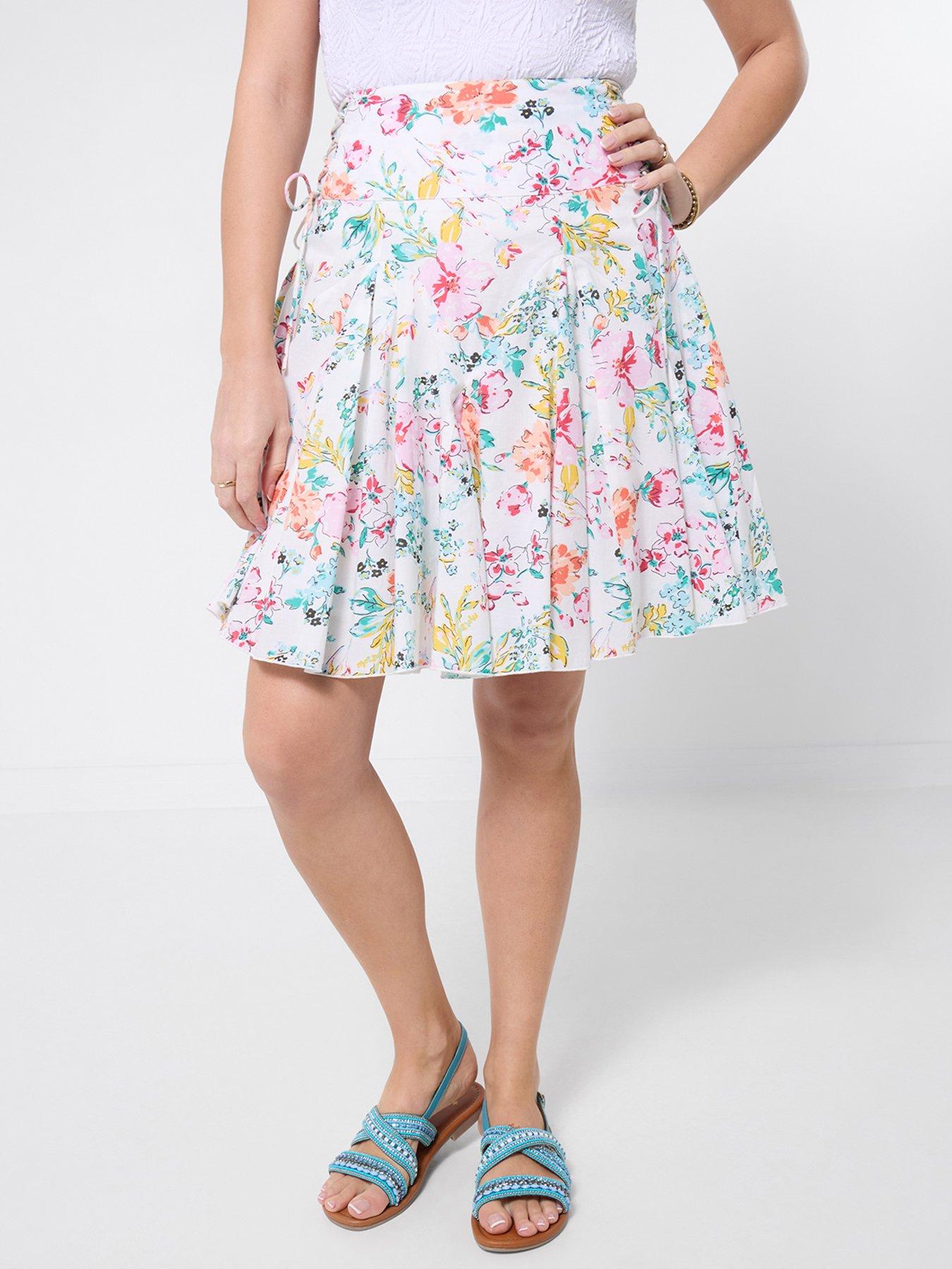 Image 2 of 5 of Joe Browns Spring Dream Lace-up Side Skirt