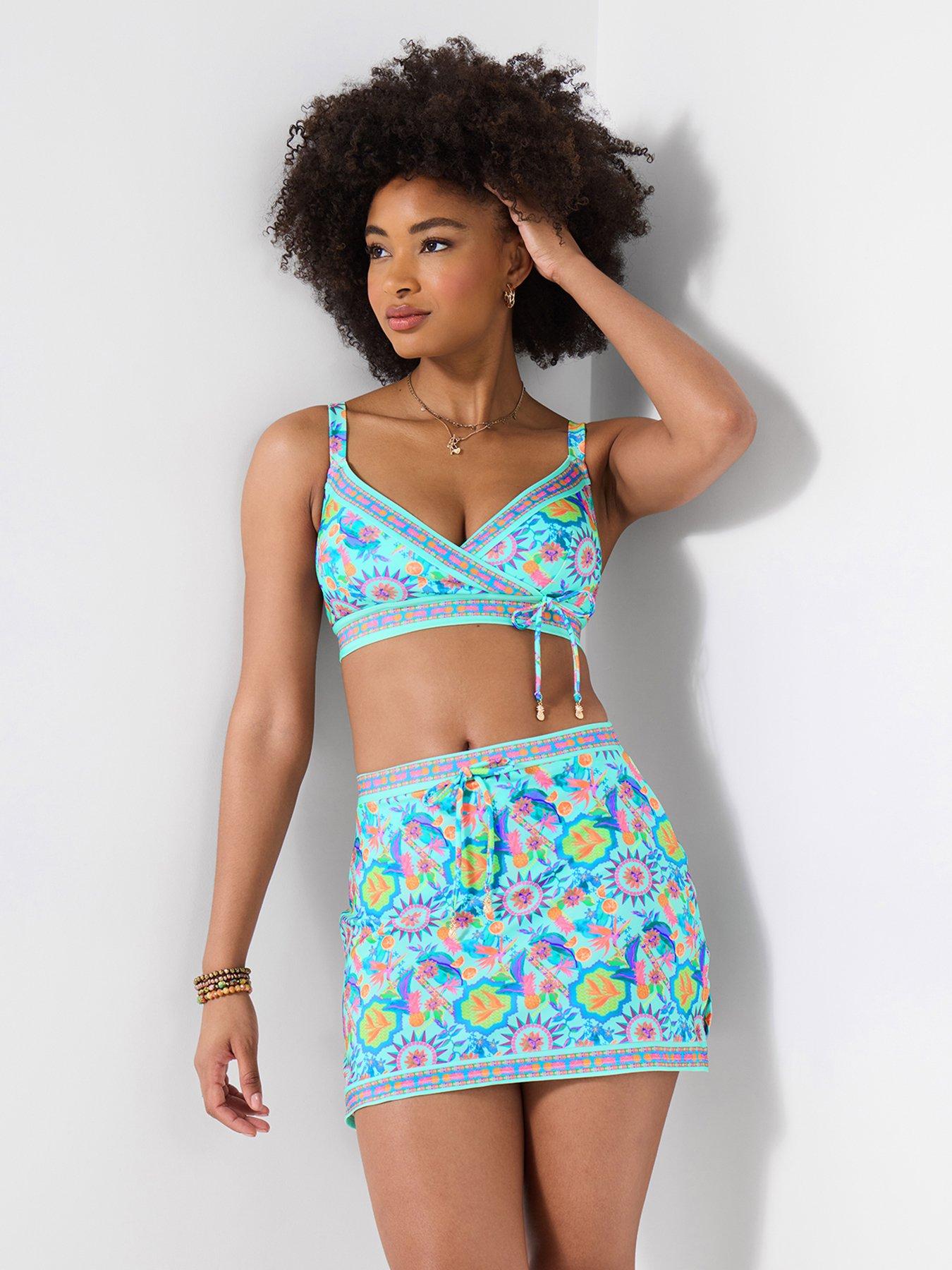 Image 4 of 6 of Joe Browns Waikiki Shores Swim Skirt - Blue