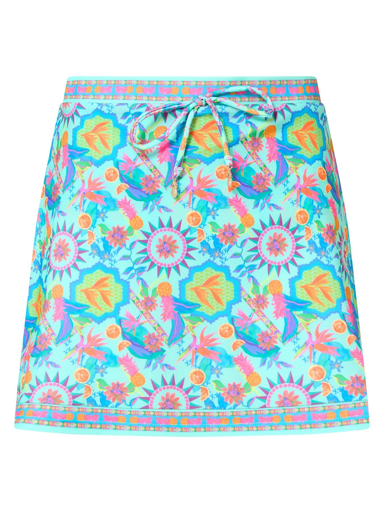 Image 5 of 6 of Joe Browns Waikiki Shores Swim Skirt - Blue