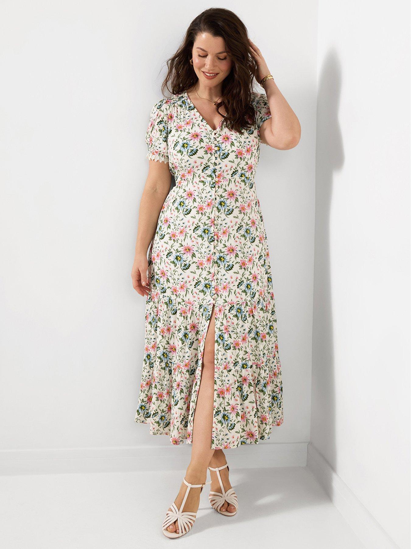 Image 4 of 7 of Joe Browns Penelope Printed Crinkle Dress