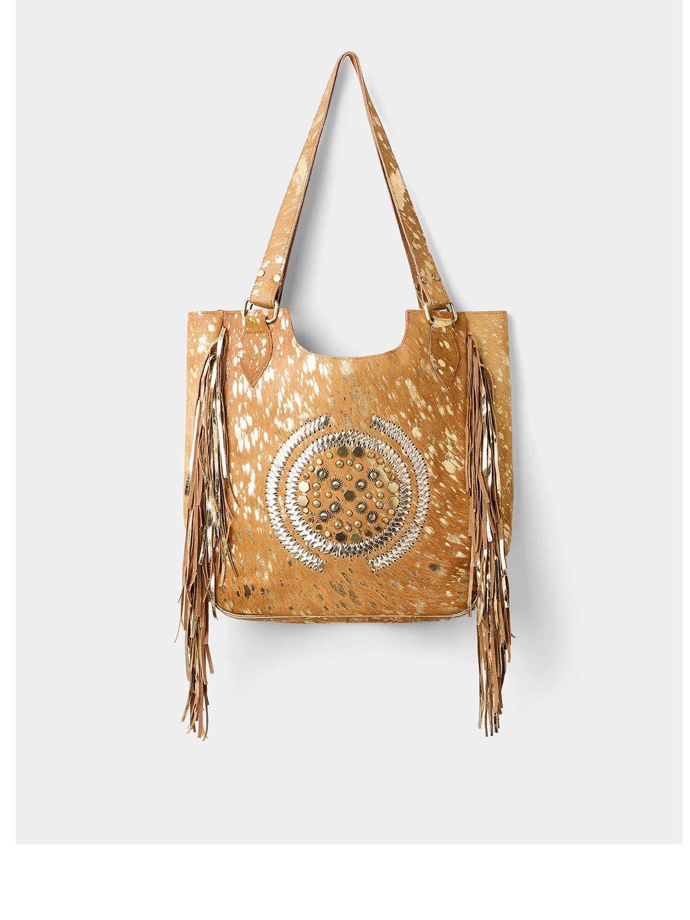 Image 1 of 4 of Joe Browns Wild Western Leather Studded Bag