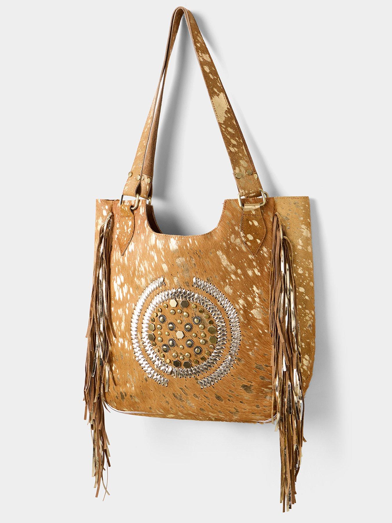 Image 2 of 4 of Joe Browns Wild Western Leather Studded Bag