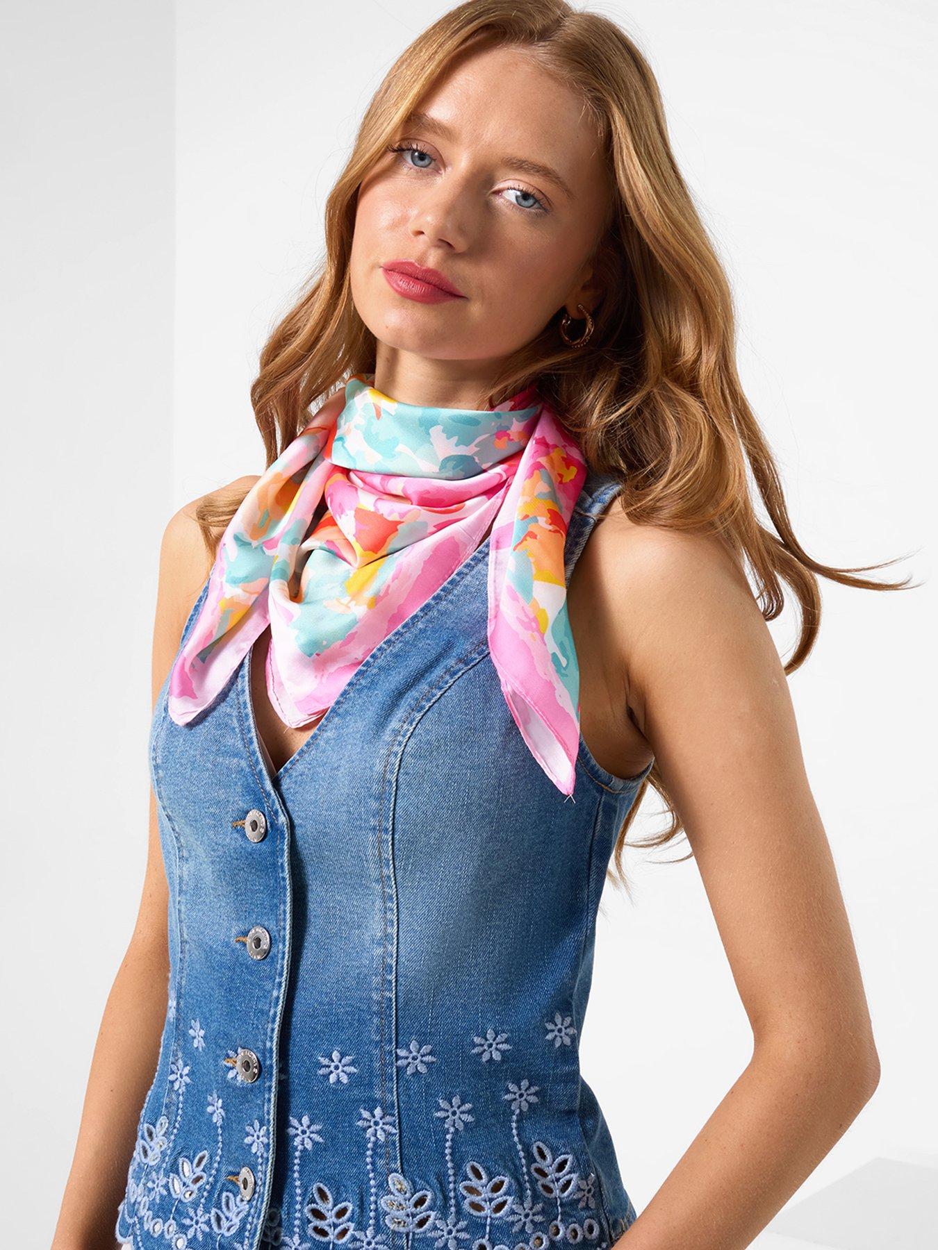 Image 6 of 6 of Joe Browns 2pc Watercolour Satin Scarves
