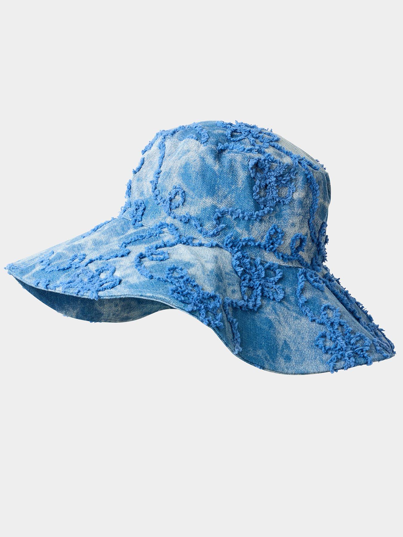 Image 3 of 3 of Joe Browns Indigo Stitch Floppy Hat