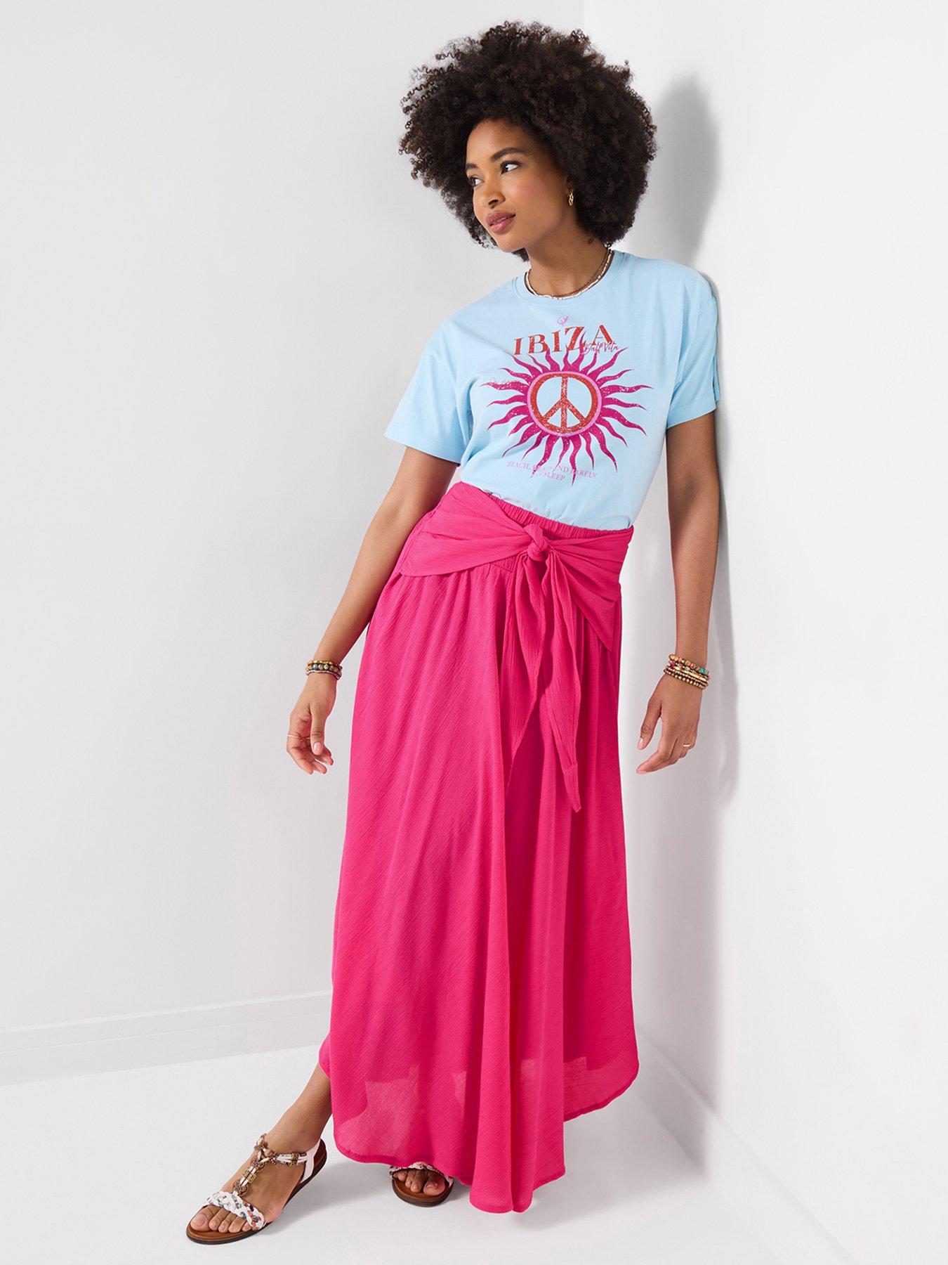 Image 1 of 5 of Joe Browns Beach Days Tie Front Skirt