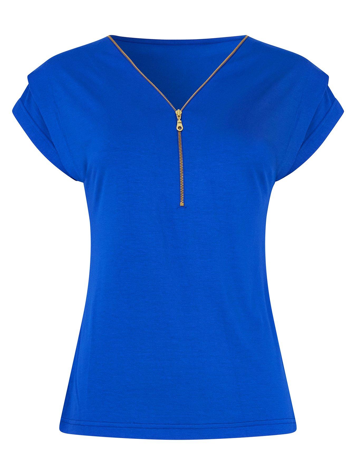 Image 5 of 5 of Joe Browns Summer Blues Zip Front Top