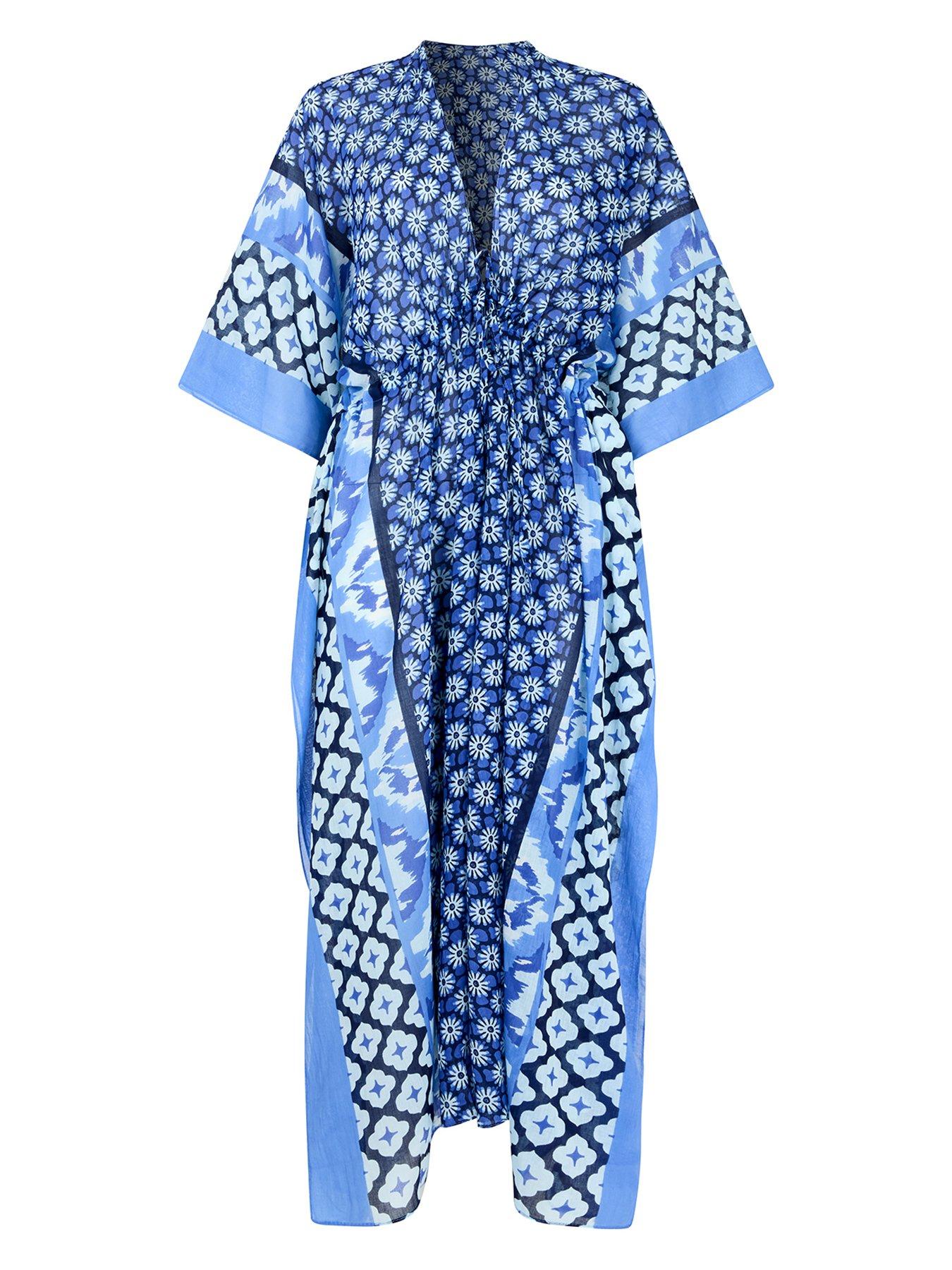 Image 5 of 5 of Joe Browns Beautiful In Blue Patterned Cover Up