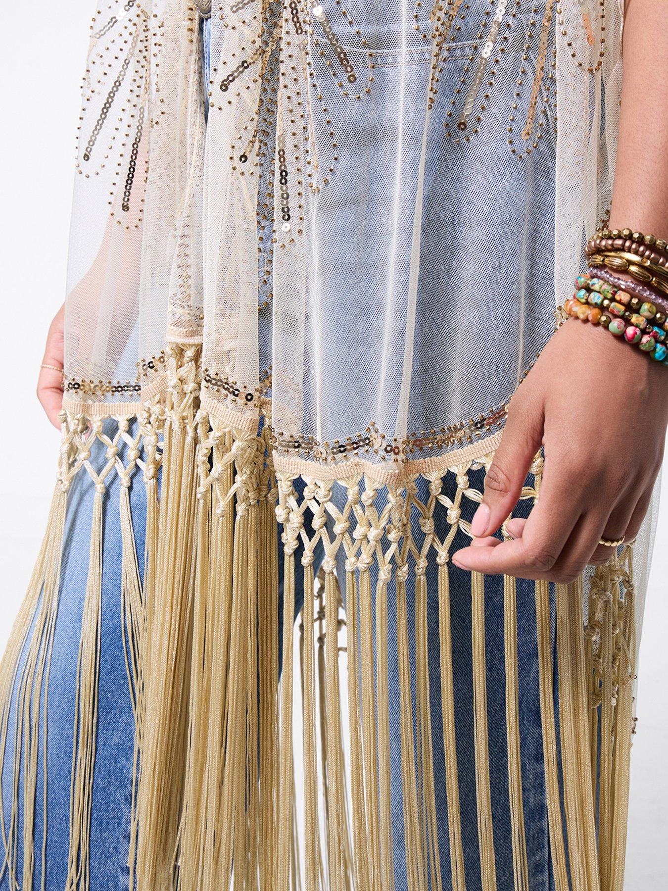Image 5 of 7 of Joe Browns Sequin Devore Sunset Kimono