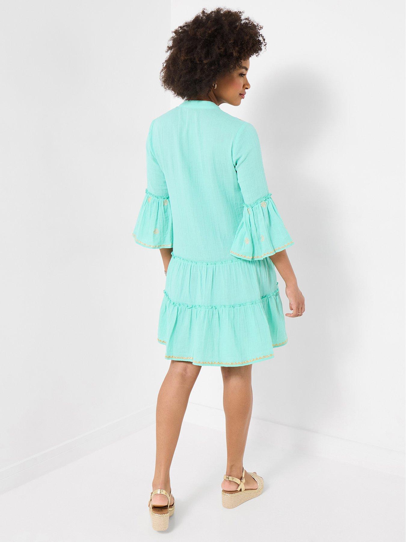 Image 2 of 5 of Joe Browns Esme Embroidered Tunic Dress - Blue