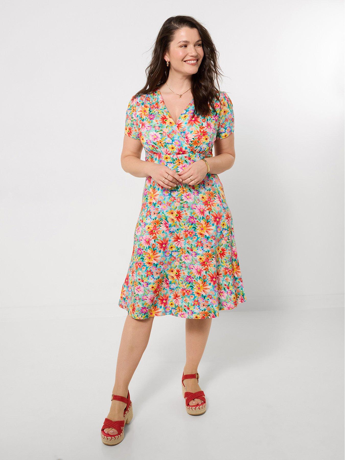Joe Browns Joyful Floral Jersey Dress