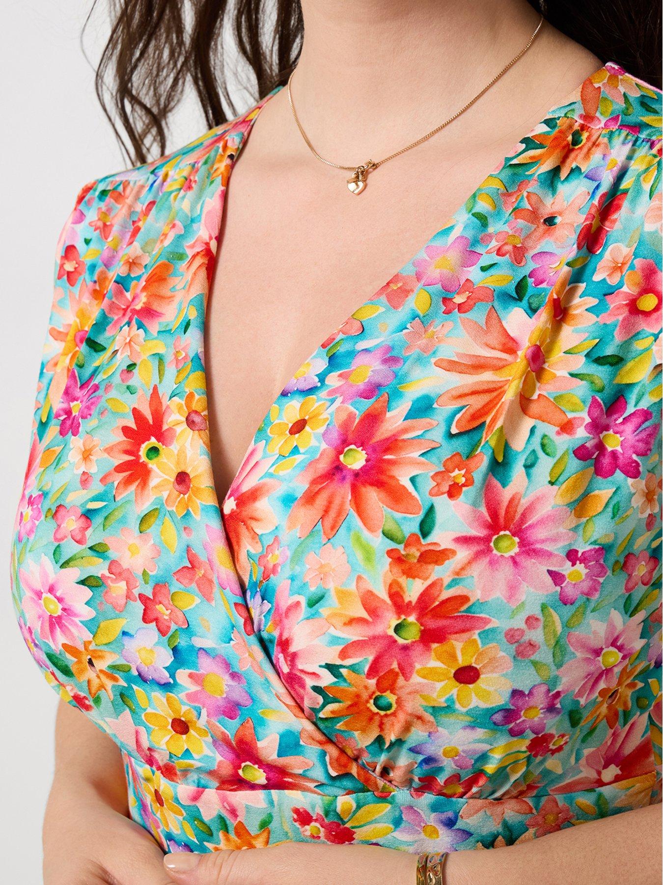 Image 4 of 5 of Joe Browns Joyful Floral Jersey Dress - Multi