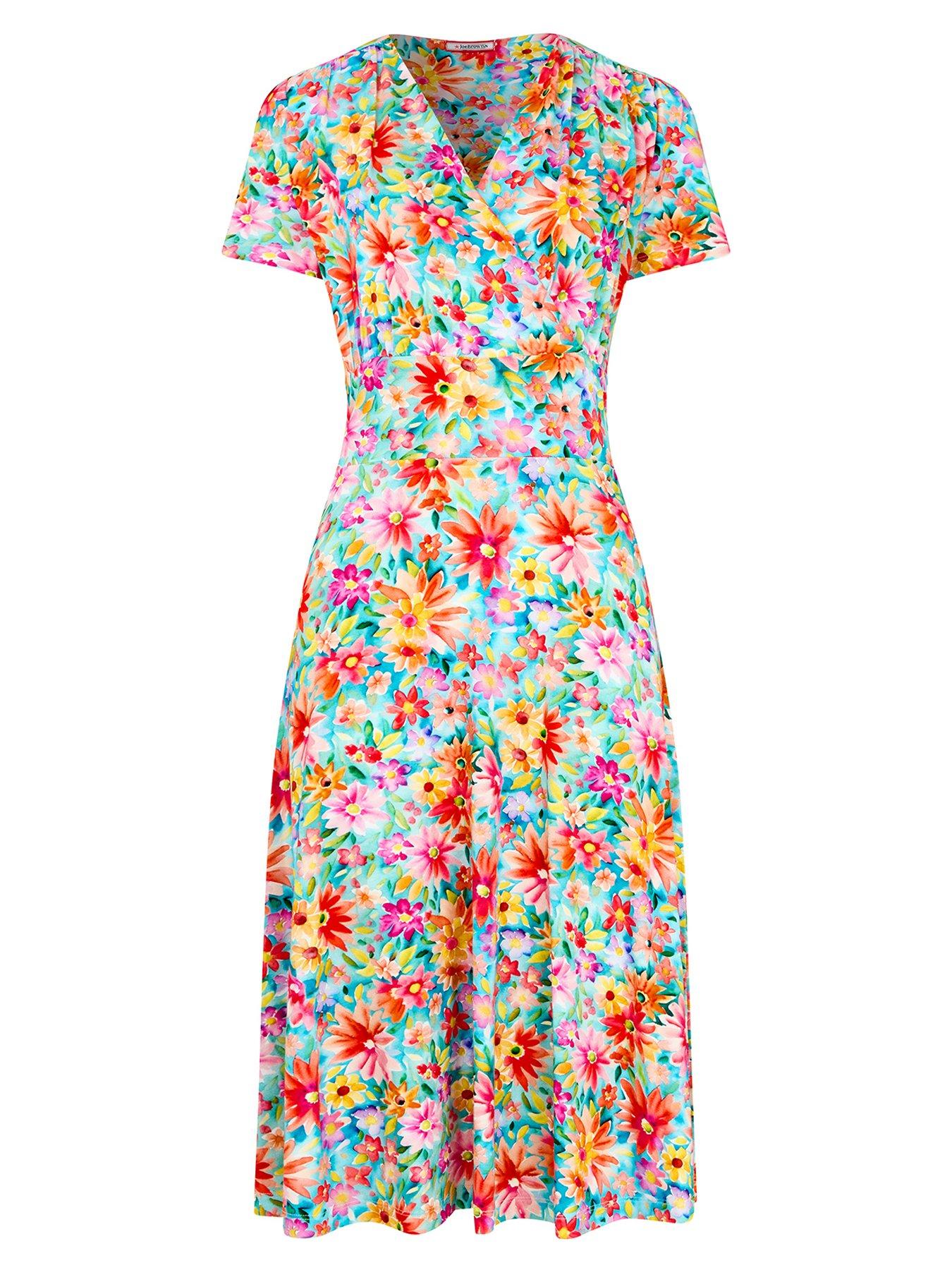 Image 5 of 5 of Joe Browns Joyful Floral Jersey Dress - Multi