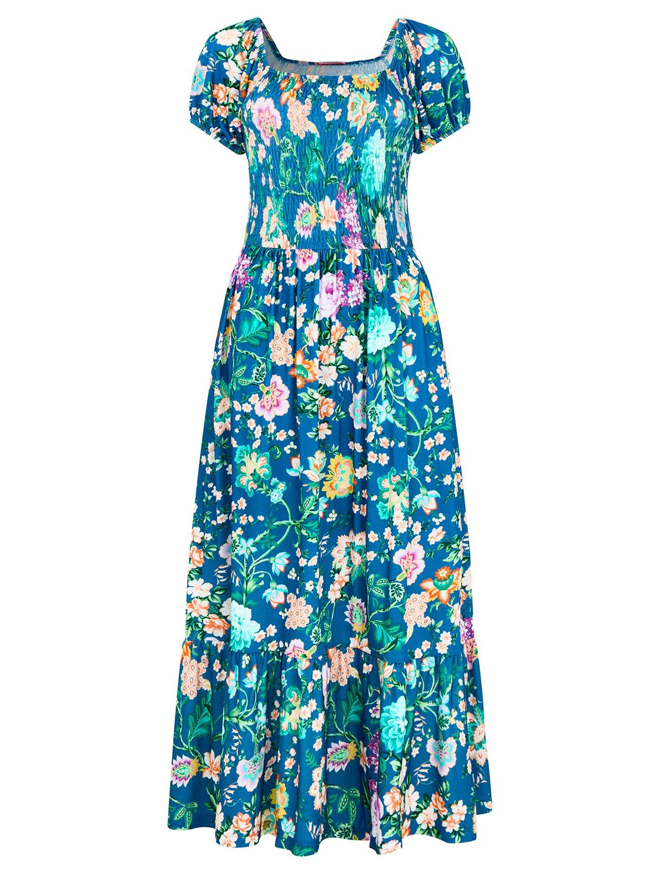 Image 5 of 5 of Joe Browns Summer Garden Jersey Maxi Dress - Blue