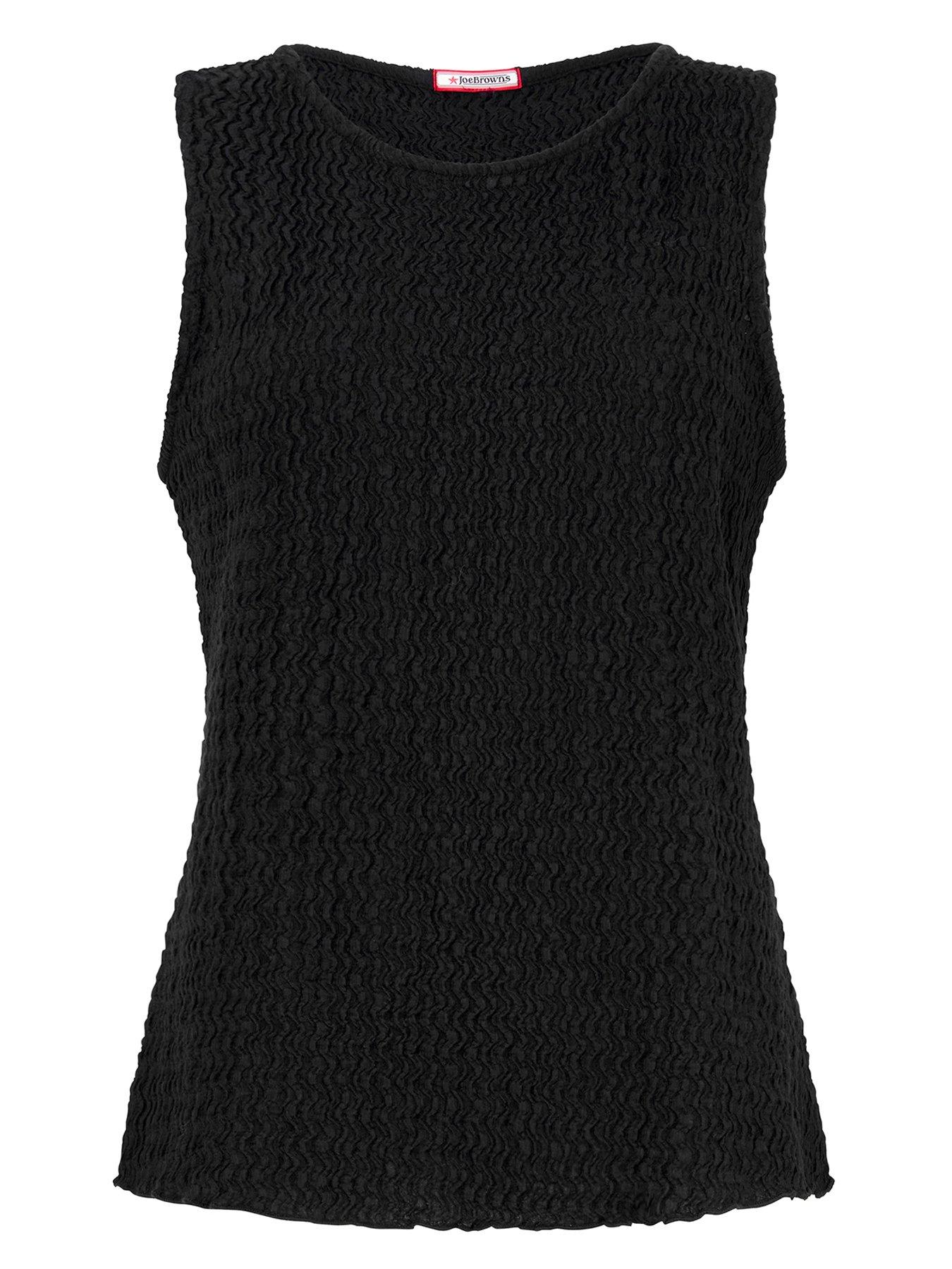 joe-browns-sasha-textured-sleeveless-top-blackdetail