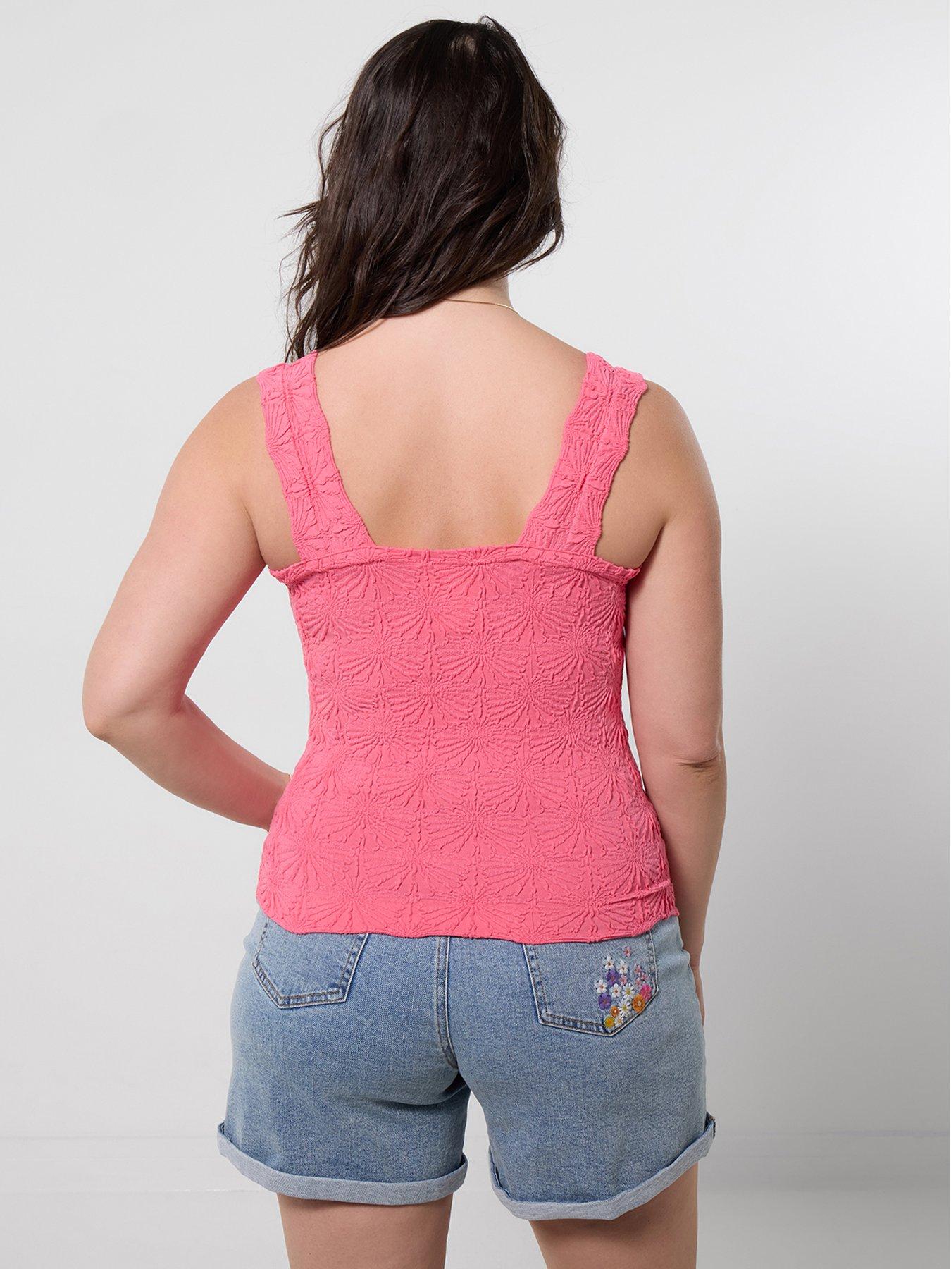 Image 2 of 5 of Joe Browns Summer Brights Textured Vest - Pink