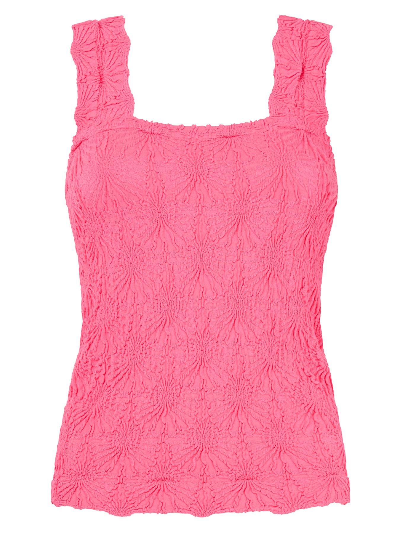 Image 4 of 5 of Joe Browns Summer Brights Textured Vest - Pink