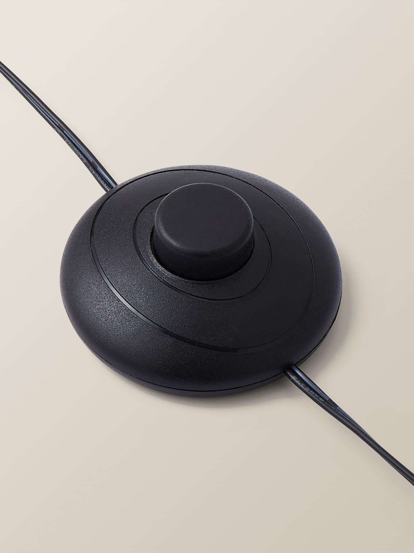 Image 4 of 7 of ValueLights Infinity Black Swirl Integrated Led Floor Lamp