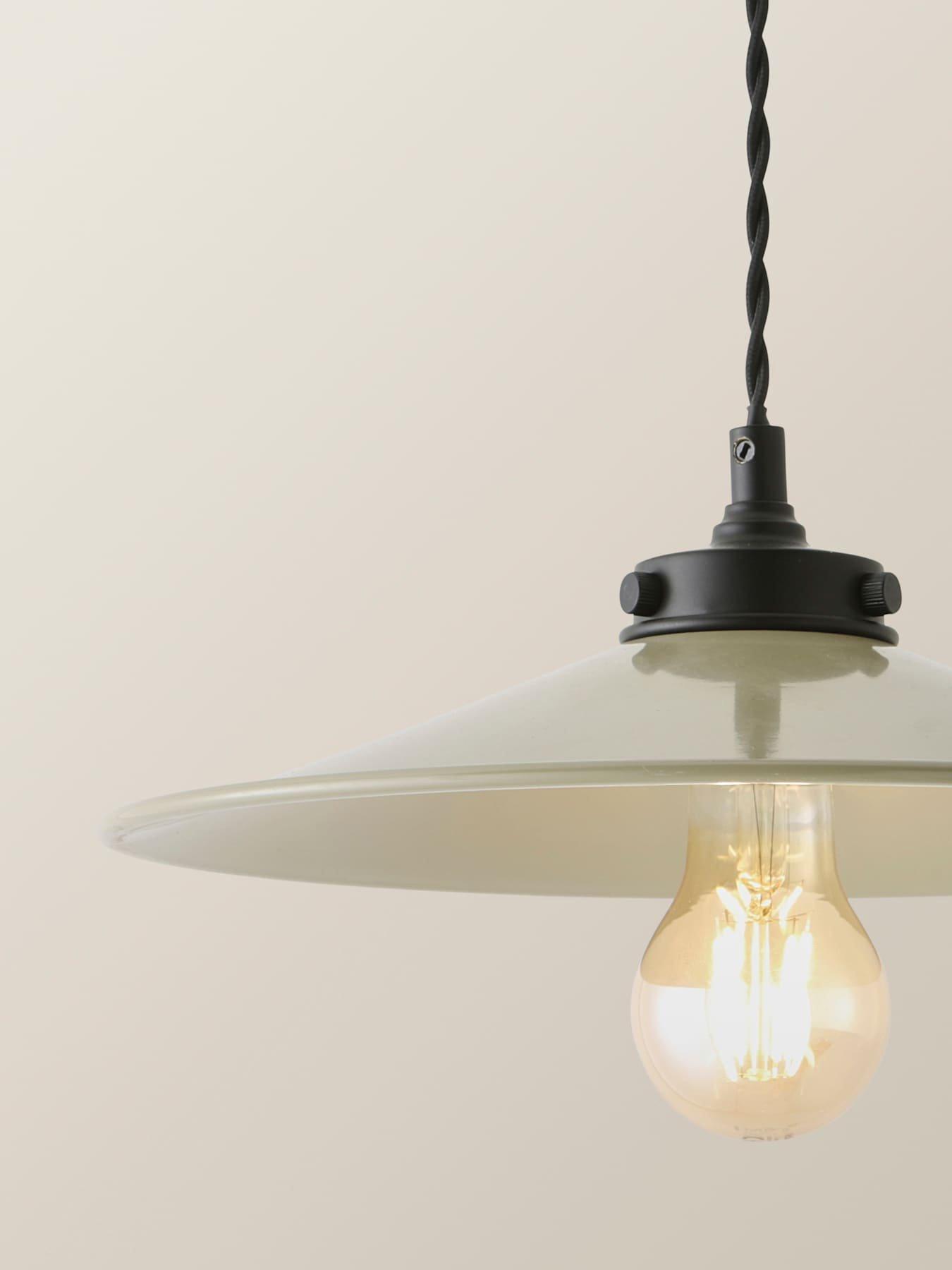 Image 3 of 7 of ValueLights Hampstead Green Rolled Edge Tapered Pendant Ceiling Light