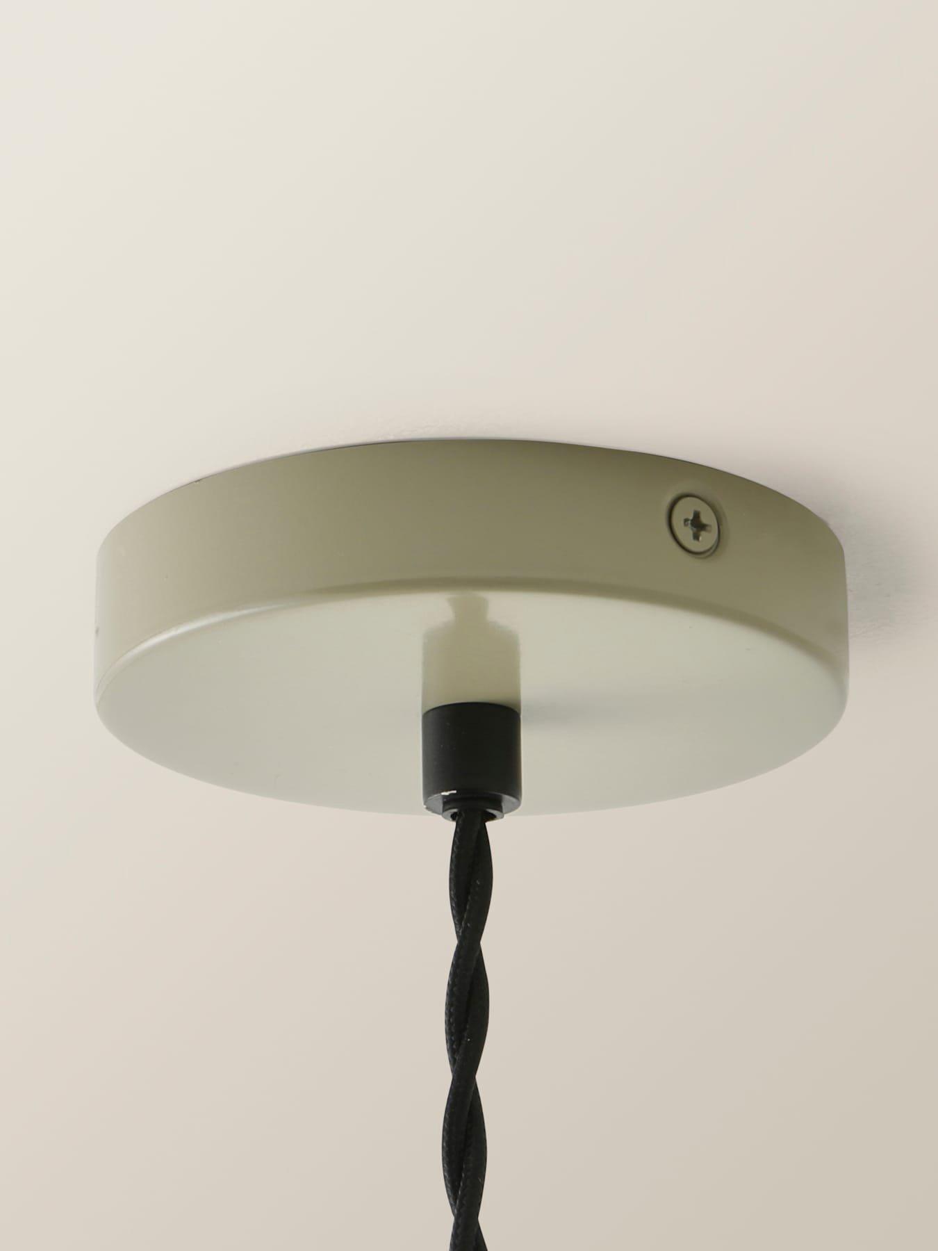 Image 4 of 7 of ValueLights Hampstead Green Rolled Edge Tapered Pendant Ceiling Light