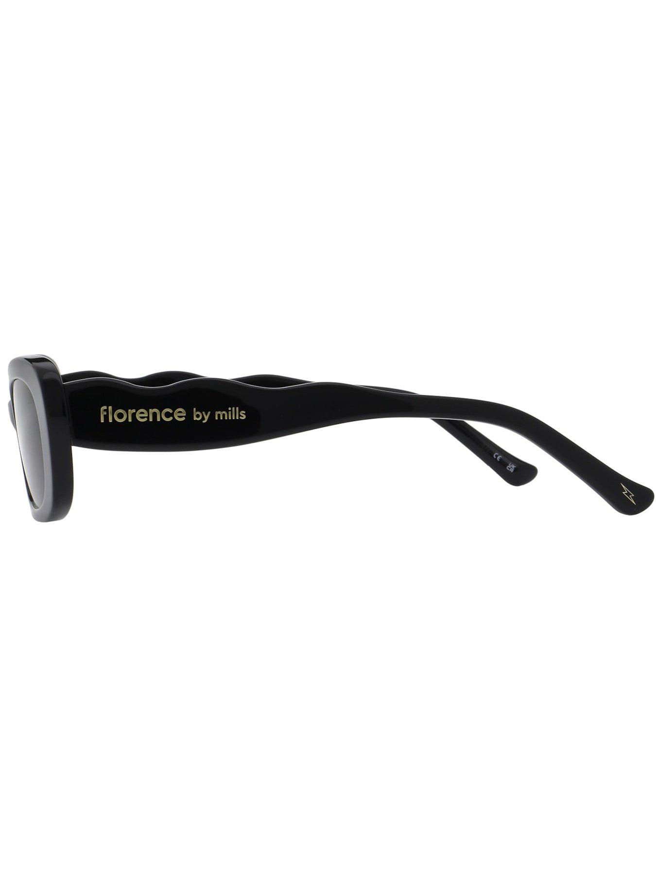 Image 2 of 3 of AllSaints Slight Cat Eye Sunglasses- Black